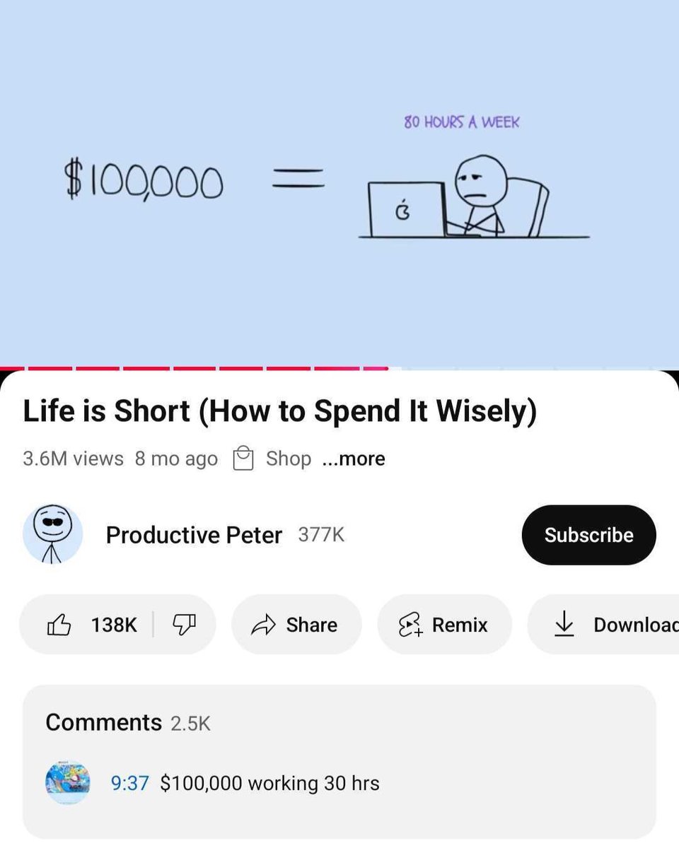 This guy literally dropped the best life advice you’ll ever hear