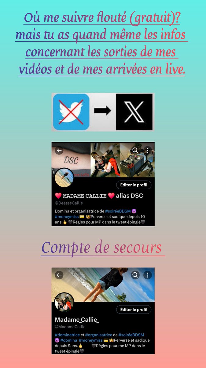 ♥️ 𝙼𝙰𝙳𝙰𝙼𝙴 𝙲𝙰𝙻𝙻𝙸𝙴 ♥ alias DSC tweet media