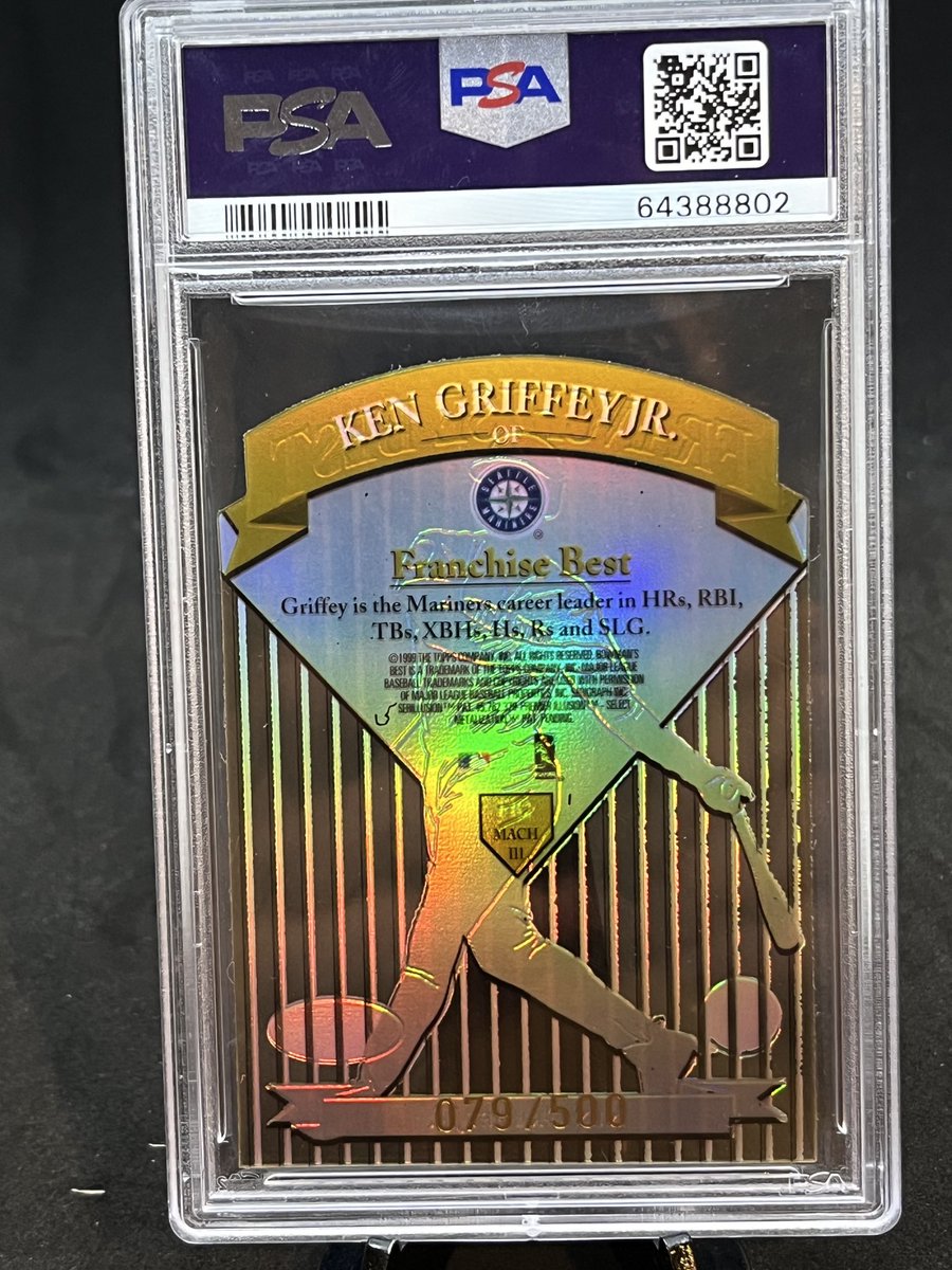 1999 Bowmans Best Mach III /500 PSA 9