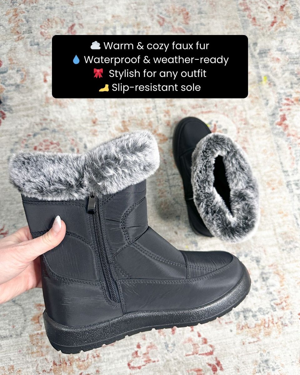 BubblyMoments's tweet image. Warm meets stylish ❄️👢
 Waterproof Faux Fur Lined Booties — cozy &amp;amp; winter-ready ✨

🛒 Shop Here: amzn.to/4twpV4c

#WinterStyle #BootSeason