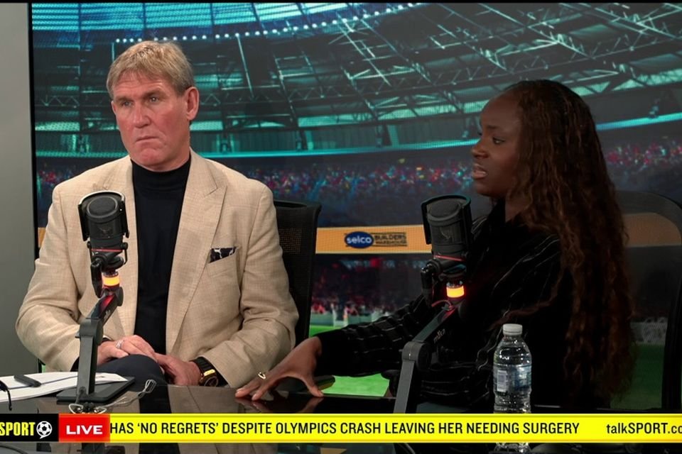 BasilTheGreat's tweet image. 🚨NEWS: Eni Aluko has officially revealed that she has QUIT broadcasting work following her appearance with Simon Jordan yesterday

[@GBNEWS ]