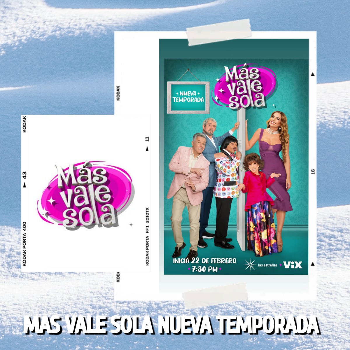 #MasValeSola  #NuevaTemporada 
#NuevaSerie Inicia 22 De Febrero 7:30 P.M Mex  #ConLasEstrellas Y  #Vix

<a href="/masvalesolatv/">MAS VALE SOLA TV</a> <a href="/ceci_galliano/">Cecilia Galliano</a> <a href="/mariaelenasalof/">María Elena Saldaña</a> <a href="/ayalaalexis/">Alexis Ayala</a> <a href="/flacoibanez/">Manuel Flaco Ibañez</a>