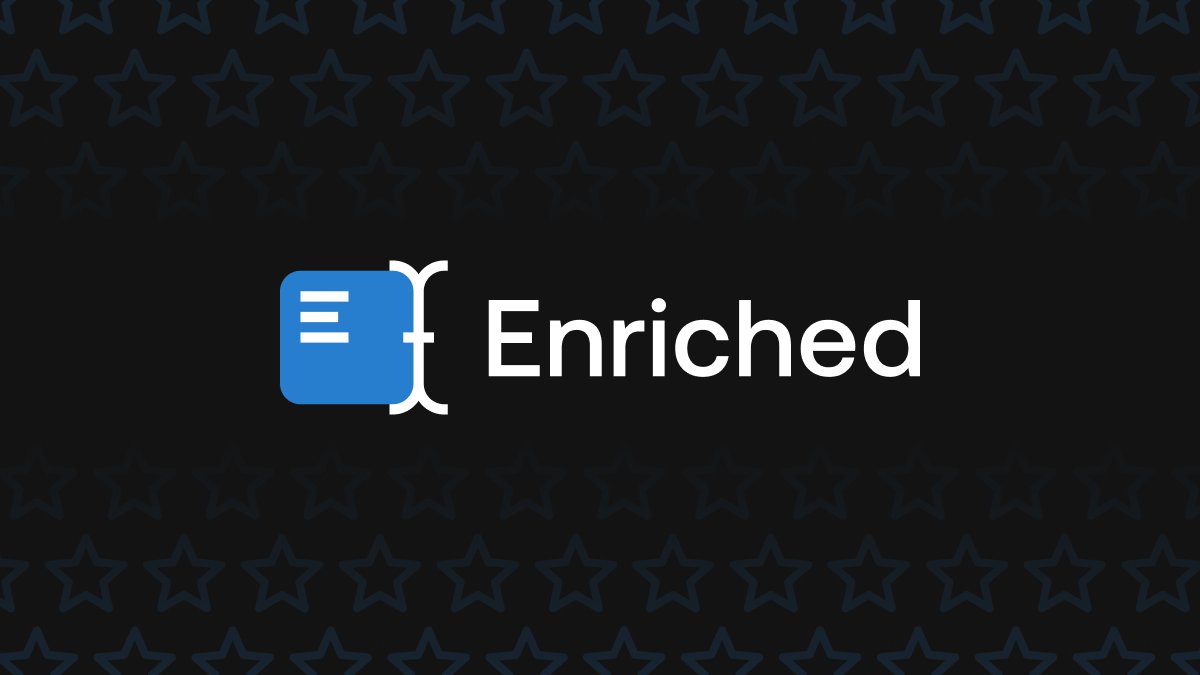 React Native Enriched just surpassed 1,000 stars on GitHub 🤯

Let's celebrate with a new logo and a new landing page coming soon! 🎨

Thank you for your trust! ⭐

github.com/software-mansi…