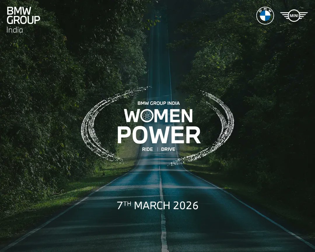 NavnitMotorsBMW's tweet photo. The spirit of the road is strongest when shared. Strength lies in community - and at BMW Group India, we lead from the front.

This International Women’s Day, BMW Group India unites its women across BMW, MINI and BMW Motorrad for the Women Power Ride | Drive on 7th March 2026.

A day to drive, ride and celebrate the passion that moves us forward.

Stay tuned. Contact your nearest dealership for details.

#BMWNavnitMotors #BMWIndia #BMWM #SheerDrivingPleasure