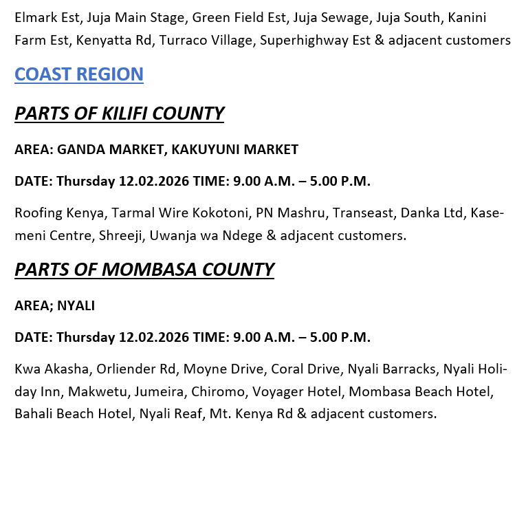 Kenya Power tweet media