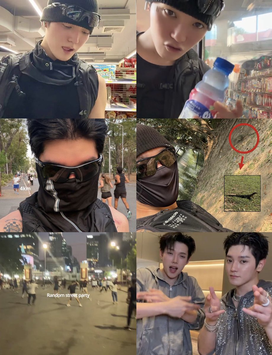 ชั้นชอบเวลาแทยงมาไทยสุดๆ กิจกรรมไม่ซ้ำอะ
- โหนสองแถว
- กินข้าวปั๊ม
- กินเนื้อจระเข้ 
- ล่องเรือ 
- ดูช้าง 
- ไหว้พระไฟ้ติ้ง
- วิ่งสวนลุม 
- เปิดแมพเดินไป 7-11 เอง 
- ถ่ายติ้กต้อกในเซเว่น
- เต้นแอโรบิก
- เตวฟี่คุ่เหรี้ย
- รำไทยรีมิก
สนุกมากอ่า มาอีกบ่อยๆน้าㅠㅠㅠㅠㅠㅠㅠㅠ