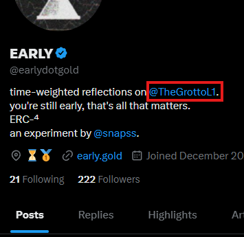 While Presale payments are handled with AVAX USDC, the $EARLY token will be launching on <a href="/TheGrottoL1/">The Grotto</a>.

This choice was made to remove any potential bridge friction in the presale payment process.
