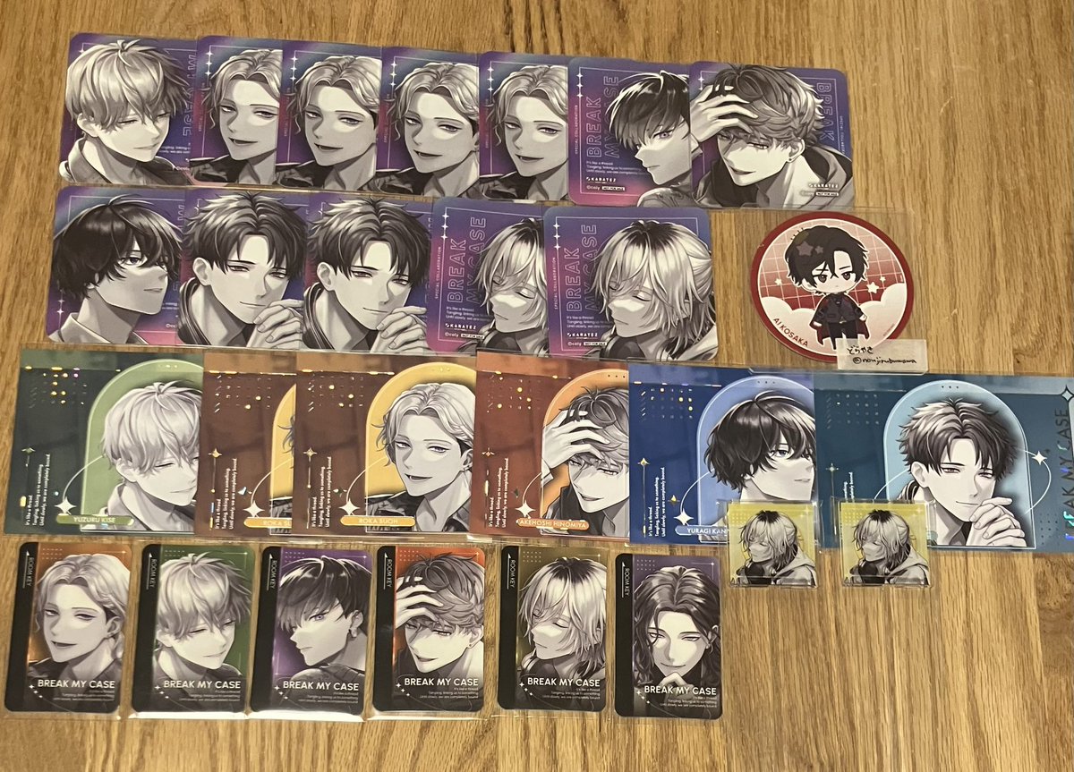 noujirubuwawa's tweet image. 【交換】ブレマイ カラオケの鉄人 カラ鉄
コースター ポスカ ルームキー マドラー

譲：城瀬 須王 宇京 樋宮 環野 槻本 壱川 隠岐谷

求：皇坂
▶︎ルームキーは1弾、2弾どちらでも
コースターは2弾のみ求

固定ポスト手渡しor郵送
まとめて優先ですが1点から大丈夫です。
よろしくお願いします🙇🏻‍♀️