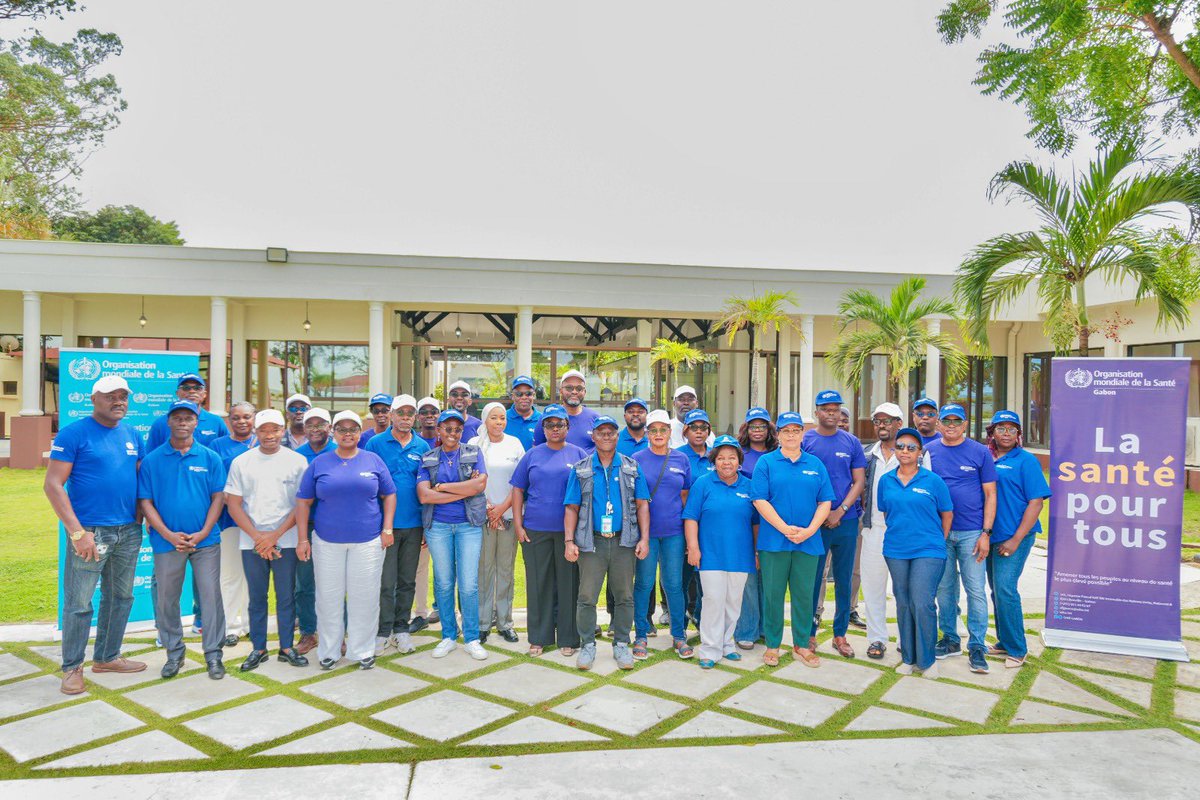 Le 5/02/26, <a href="/OMS_GABON/">OMSGabon</a> a organisé sa retraite du personnel pour s’aligner sur les priorités 2026-2027, adopter l’humanogramme et réaffirmer les normes de travail.
Une occasion de promouvoir un cadre sain et solidaire, gage de cohésion et de performance.
#SantéPourTous 🇬🇦#PGT14