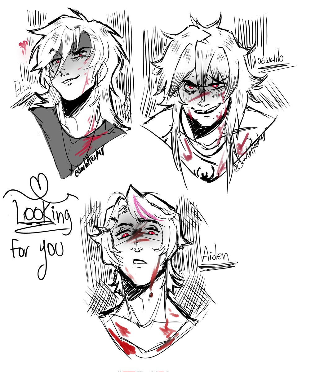 charlottest4r's tweet photo. Wanted to draw some ideas
#lookingforyou #lookingforyouoswaldo #visualnoval #yandere https://t.co/JiYsmViTWH