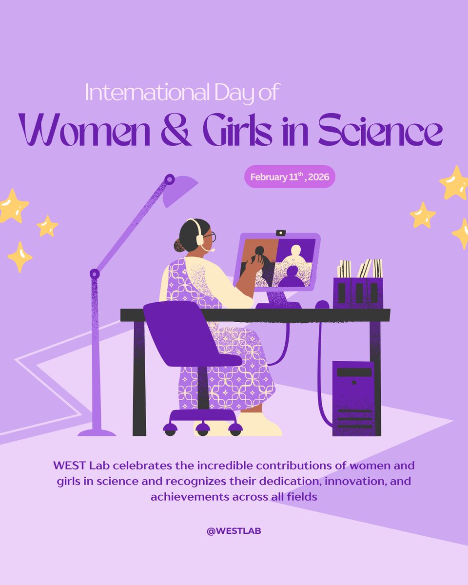 WESTLab_WU's tweet photo. It's International Day of women and Girls in Science 🎉! We are proud of our diverse team, that includes women working hard to push the boundaries in biomed engineering research! https://t.co/kntwBAnW2c

#WomenInScience #GirlsInSTEM #IDWGS2026 #EveryVoiceInScience
Post: M. Choy https://t.co/sQbVJAURrA