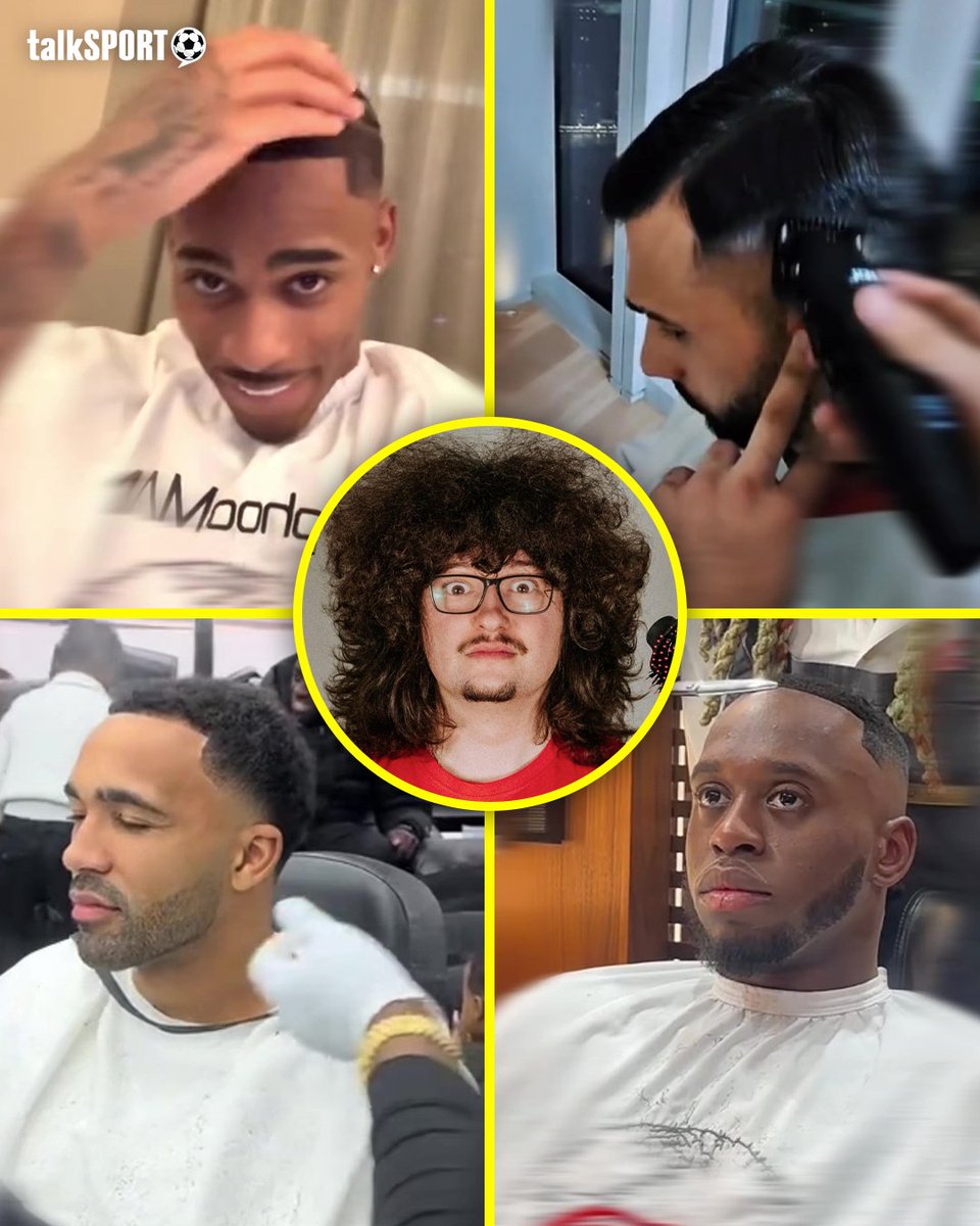 talkSPORT's tweet image. The West Ham squad have all got haircuts to poke fun the United Strand after ending Man United's winning run. ✂️💈

Brutal from the Hammers... 😅