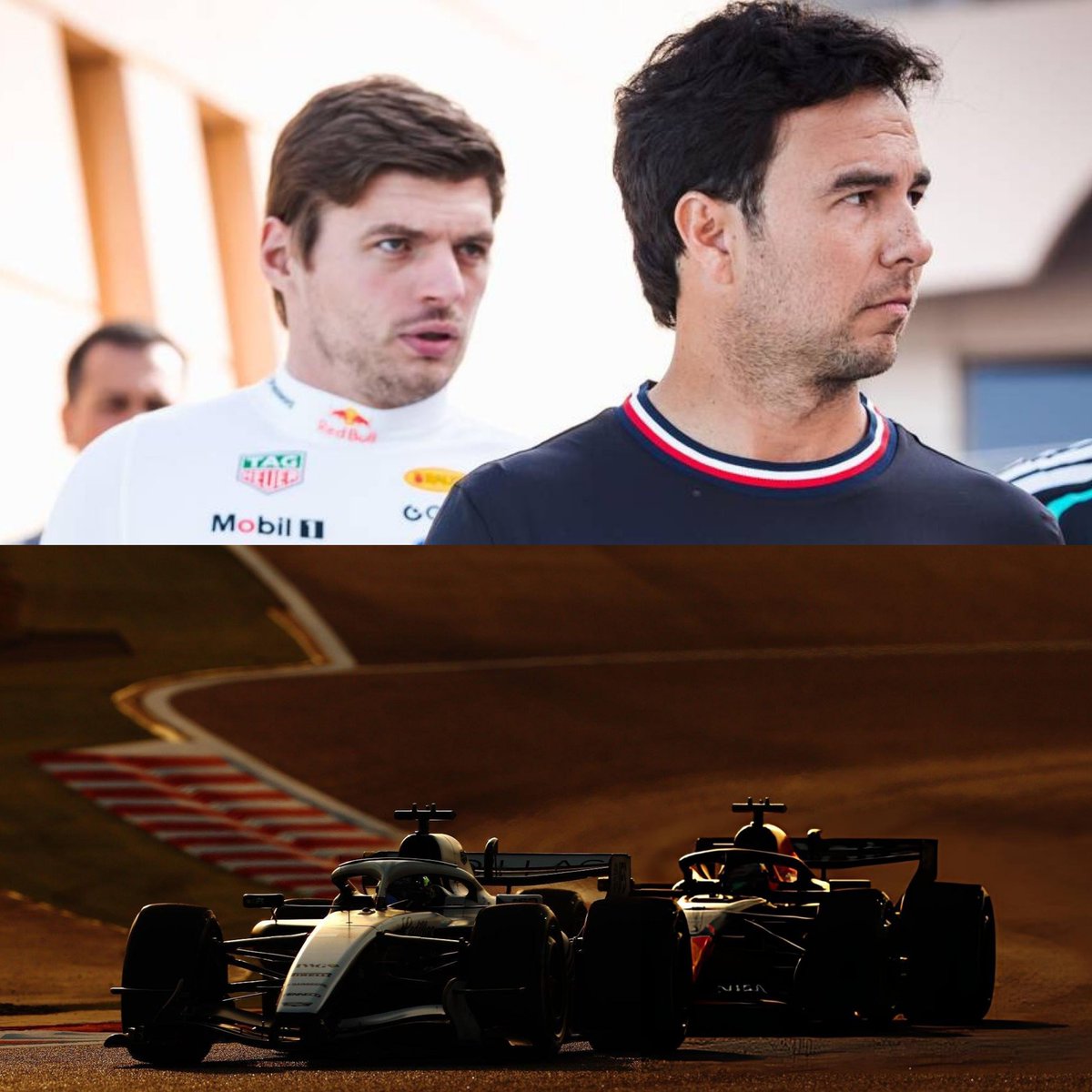 not checo blocking max during testing today n it’s pre-season lmao god i love them #f1
