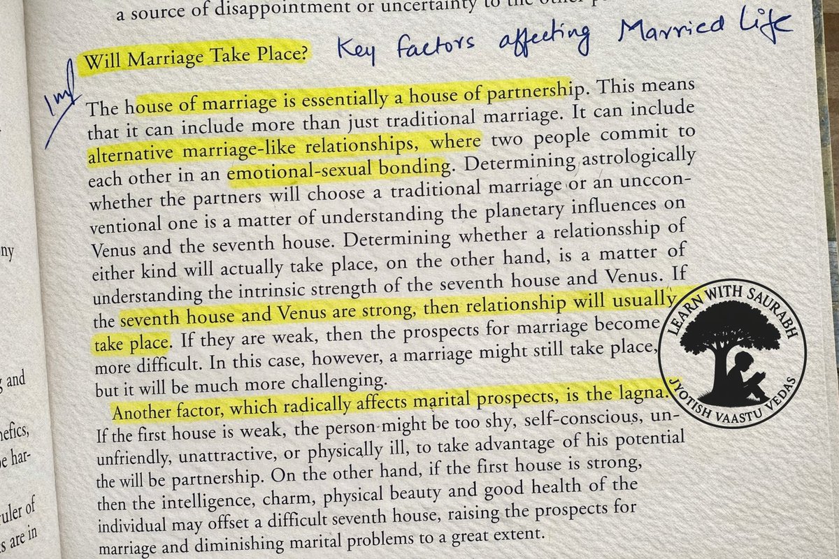 🚨 I don’t know who needs to hear this…
But Marriage in Jyotish is NOT discusssed ENOUGH
3 Key Astrological Combinations to Check Happy Married Life in Kundli 

➔ Will Marriage Take Place?Happy Marriage Promised?
➔ Is Relationship same as Marriage / 7H Matters ?
Lets