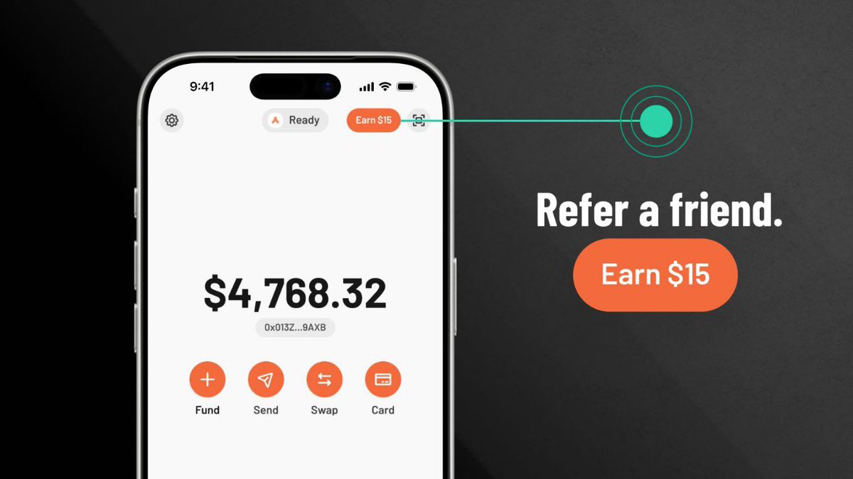 Wait… You Can Actually Make $75 a Week From This?

Okay this is simple.

<a href="/ready_co/">Ready</a> just launched referrals and it’s actually decent.

If you refer a friend to Ready Metal and they spend $50,
you BOTH get $15.

No complicated DeFi steps. No farming stress. Just straight rewards.