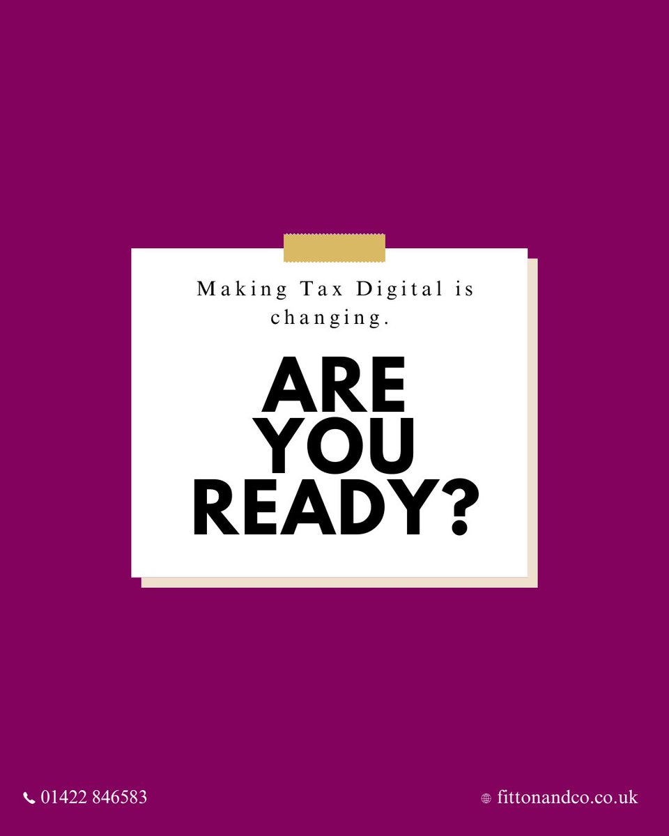 FittonandCo's tweet photo. Sounds a long way off? Trust us, preparation is everything!  

If you’re unsure whether this affects you or what you need to do next, now’s the time to get advice. Get in touch today:  
📧 Email: office@fittonandco.co.uk 
📲 Call: 01422 846583 
🔗 https://t.co/f2G7mRCQwx https://t.co/kUqeK40nFk