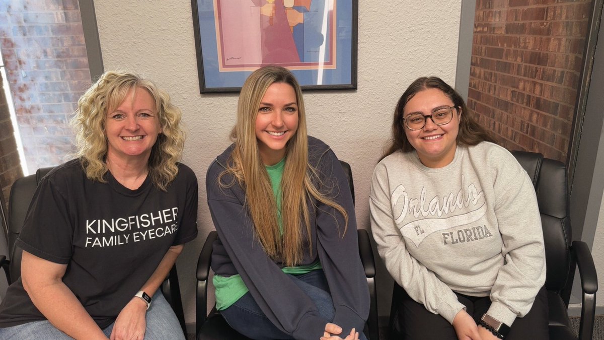 👏🏼Thanks to Dr. Cameron Sikes &amp; Kingfisher Family Eyecare staff for welcoming nJoy Vision's Beverly Fox to talk about #LensReplacement and the difference between traditional and laser #CataractSurgery for their patients. We’re grateful to work with them! #nJoyVision #KingfisherOK