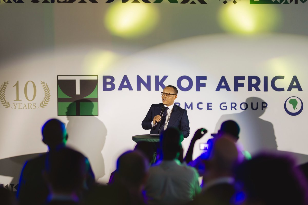 BankOfAfricaRw's tweet photo. In his words, our MD said; "These first ten years make us proud. But they also make us responsible.
Responsible to do better, to innovate further, to remain an ethical, inclusive, and committed bank, serving the Rwandan economy with integrity and impact." 
#BOARwandaAt10 https://t.co/9KXrs9Qrlr