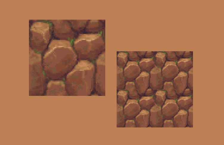 Emberheartgames's tweet image. More texturework practice... 

A combination of low-res hand-painting and pixel art with color palette reduction.