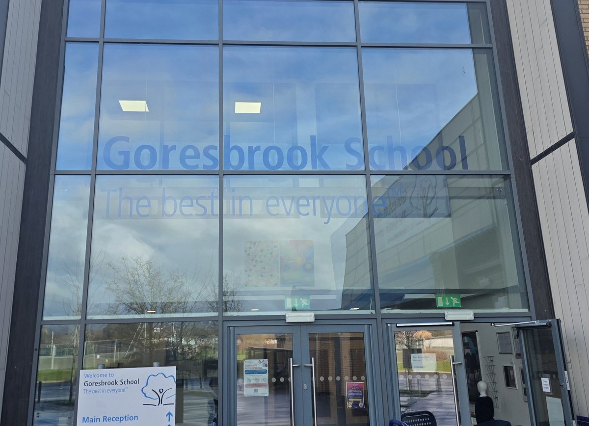 Attending an event as " GUEST " at Goresbrook School Dagenham.