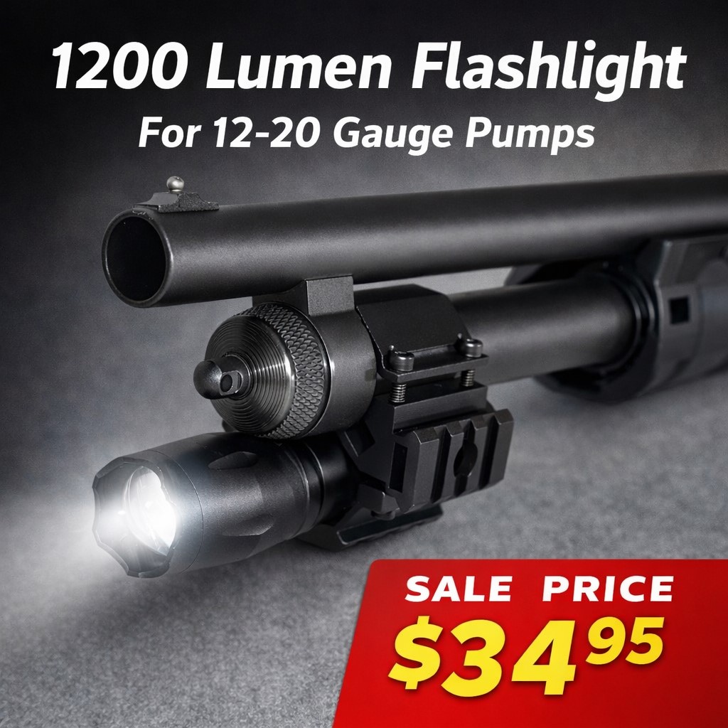 Trinity 1000 lumen light with red dot sight for Mossberg 500 12 gauge