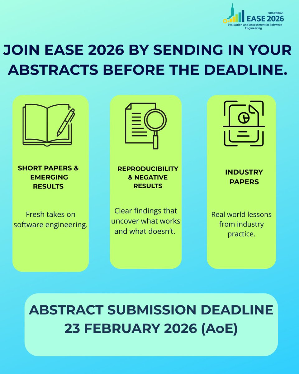 EASE 2026 tweet media