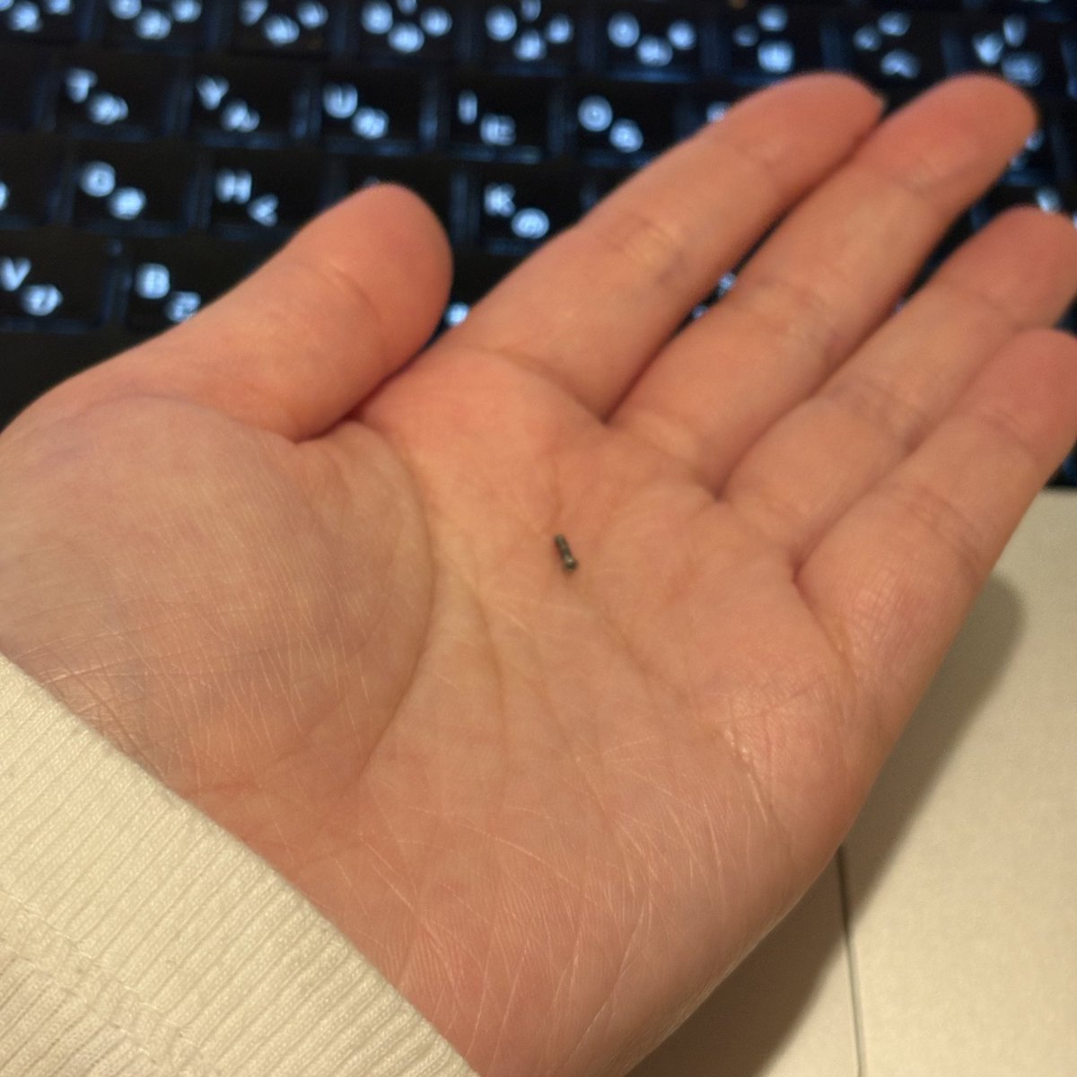 顔触ってたらネジ出てきたんだけど大丈夫かな