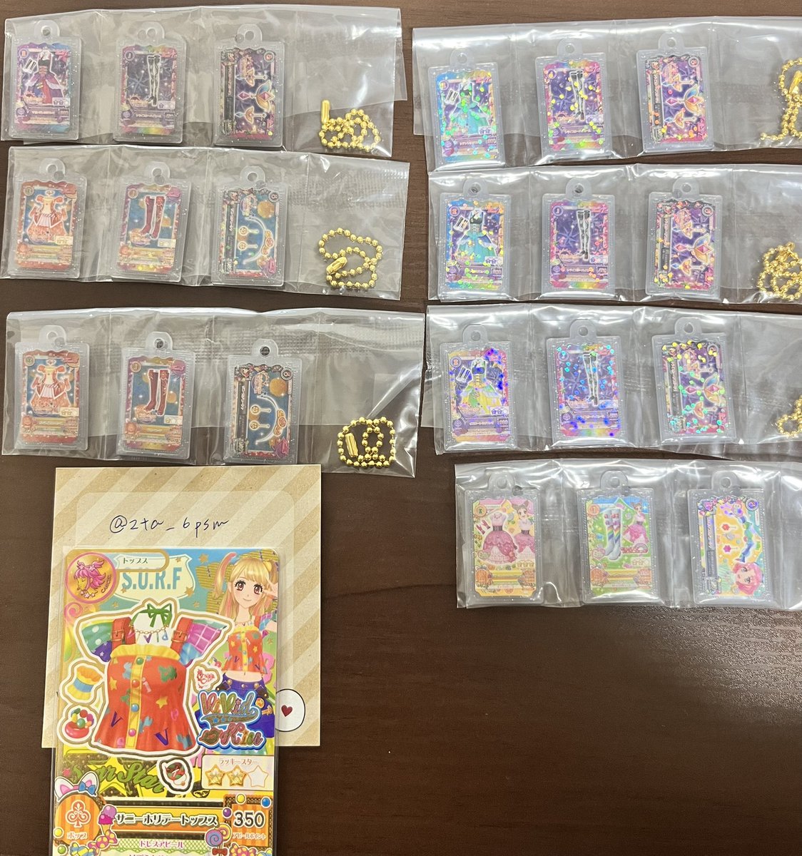 zta_6psm's tweet photo. アイカツ！グッズコレクション3 ミニチュアチャーム ガチャ 交換

【譲】サンライズコーデ×2
        マゼンダトリオコーデ
        シアントリオコーデ×2
        イエロートリオコーデ
        ドリーミーキャンディーコーデ

【求】画像2枚目

まとめてのお取引優先
郵送📮

是非お声掛けください🙇🏻‍♀️ https://t.co/u9OMOd9SWc