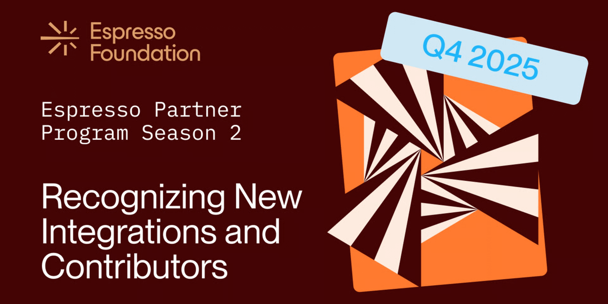 Season 2 of the Espresso Partner Program recognized teams that drove ecosystem growth in Q4 2025, rewarding them with a portion of the initial $ESP token supply.

Three chains integrated with Espresso mainnet: <a href="/ApeChainHUB/">ApeChainHUB</a>, @Huddle01com, and Rufus (home to the <a href="/DogelonMars/">Dogelon Mars</a>
