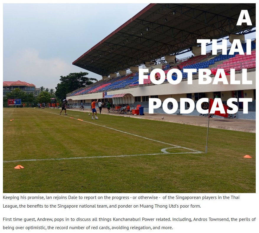 Thaifootballpod's tweet photo. A Thai Football Podcast 
123: Four!
Our brand new podcast is available now. Listen here https://t.co/1Oe3mRT4Ik

Details below https://t.co/XI88W6f3uS