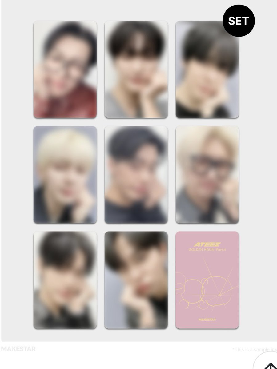 ATEEZ GOLDEN HOUR : Part.4 メクス makestar 店舗 特典 トレカ 共同