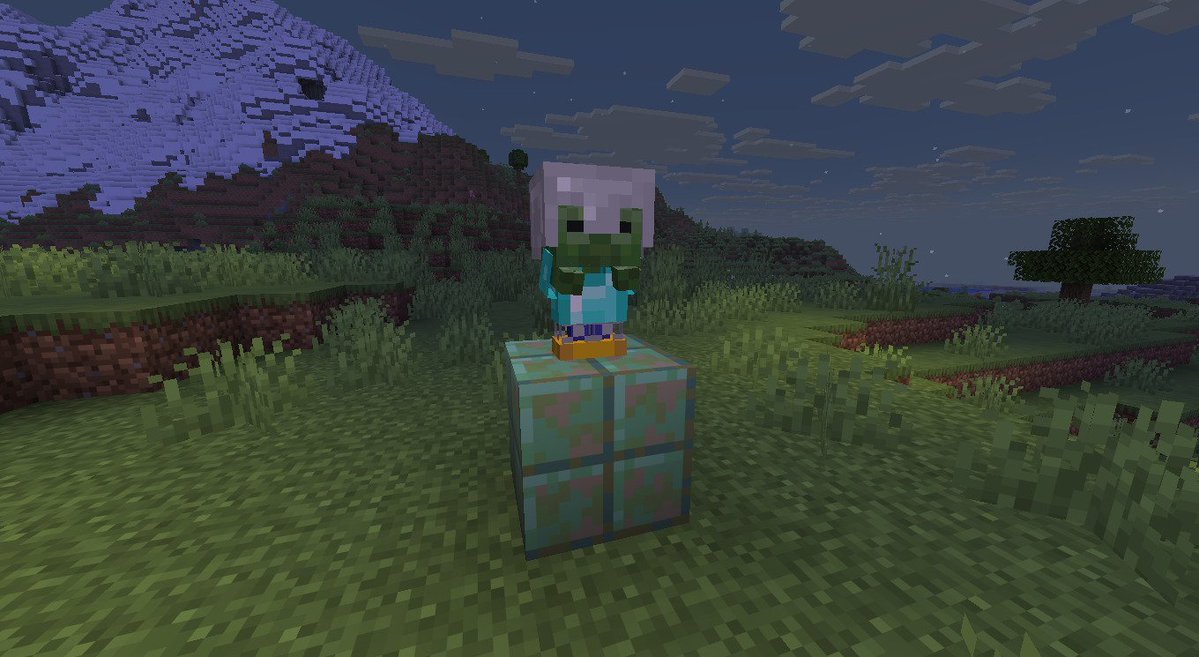 Las armaduras en los mobs hostiles bebés ahora están reescaladas.

Se ven... raras.