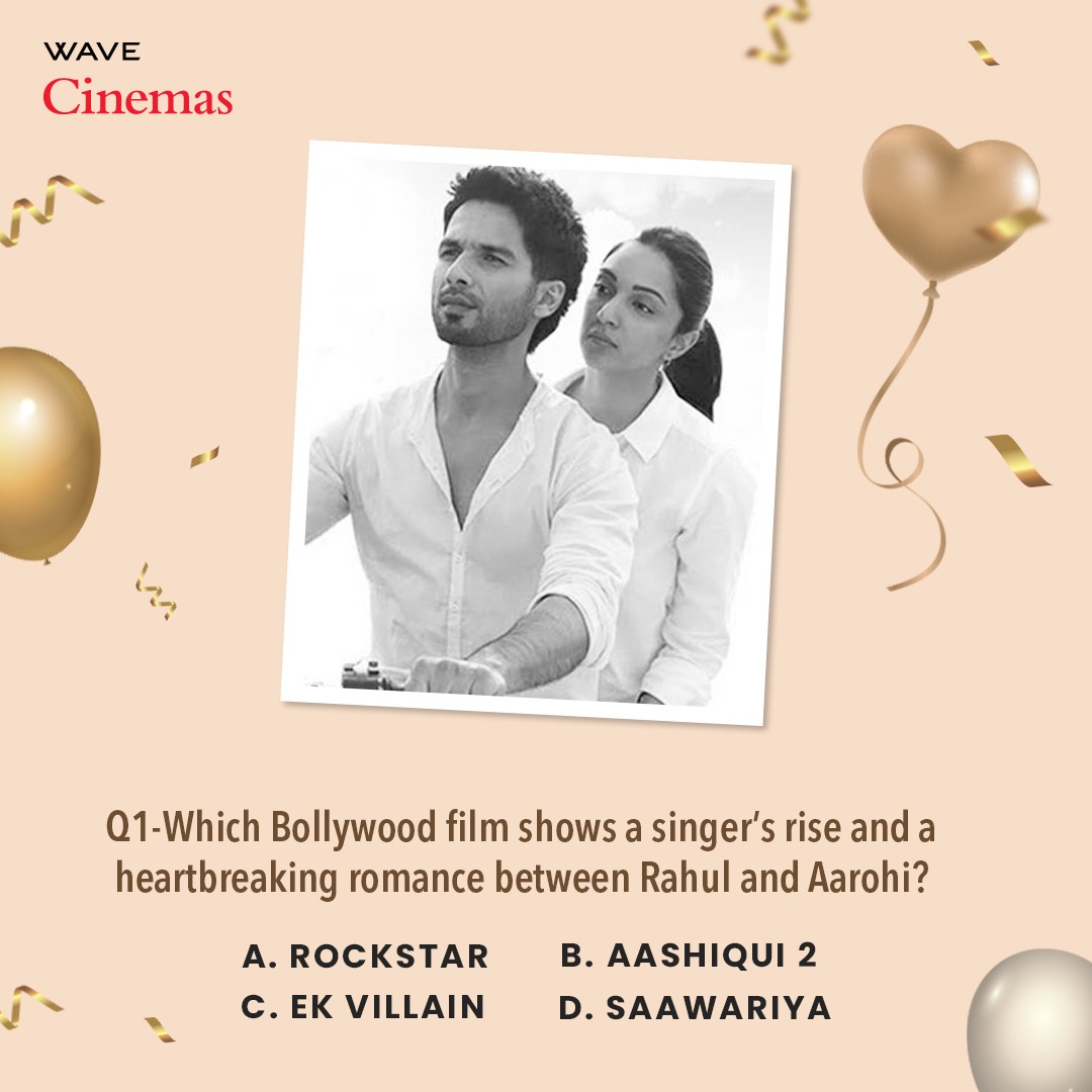 Here’s the First Question of #ValentinesDayContest 

Post your answer in the comments, tagging your 3 friends

Write the name of your city.

 Use hashtags:
#ValentinesDayContest , #WaveCinemas and #ValentinesDayWaveCinemas

Participate now and win movie tickets.

#contestalert