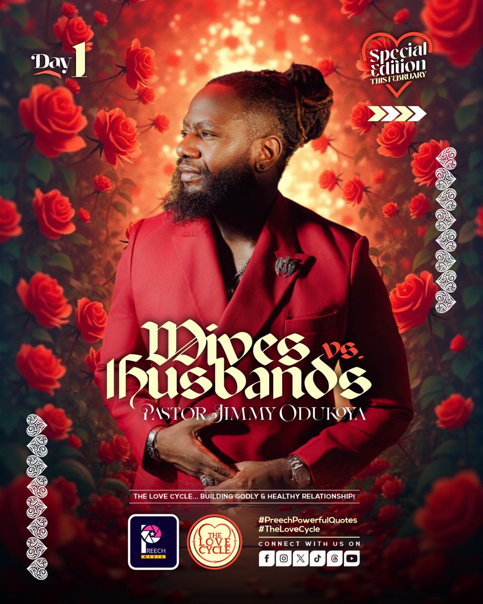 PreechMedia's tweet photo. #DailyQuotes
#PreechPowerfulQuotes
#TheLoveCycle
#SpecialEdition
#WivesVsHusbands

WIVES VS. HUSBANDS (PART 1)
Pastor Jimmy Odukoya https://t.co/kWrl7HI1m9