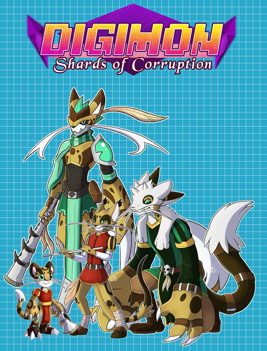 Norpadmon, Pardalismon, Ticcusmon, Piedcelotmon

A traveling bard, he brought joy to all those that heard his music. After crossing a black cat in Witchelny, his luck turned sour when he was randomly locked away in their dungeon, by Maraudermon.

Adopted from LightStar (Toyhouse)