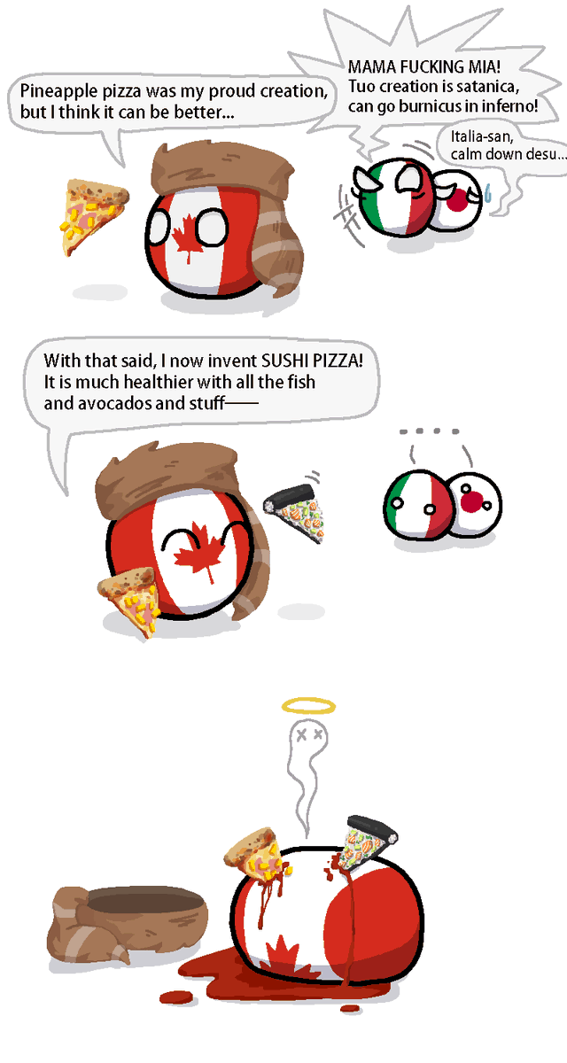 #Essensverbrechen 😨 #Pizza 🍕 #Sushi 🍣 #Kanada 🇨🇦 #Italien 🇮🇹 #Japan 🇯🇵 #TrueStory 😉
