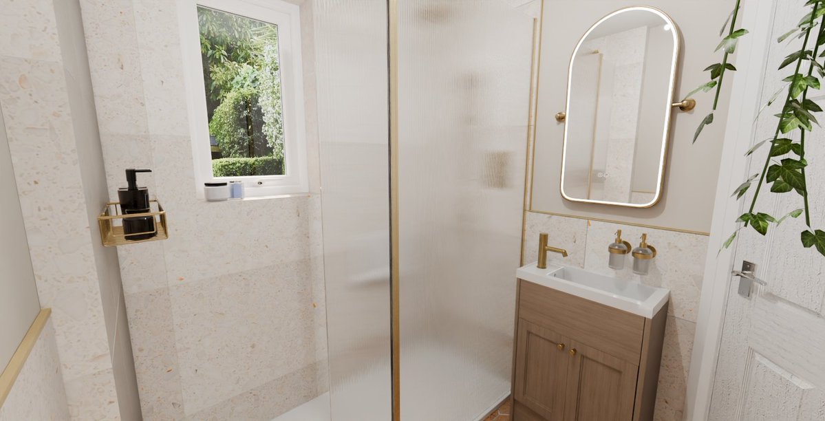 Ensuite design for our customer in Leighton Buzzard 😍 #bathroom #renovation #refurbishment #interiordesign #leightonbuzzard