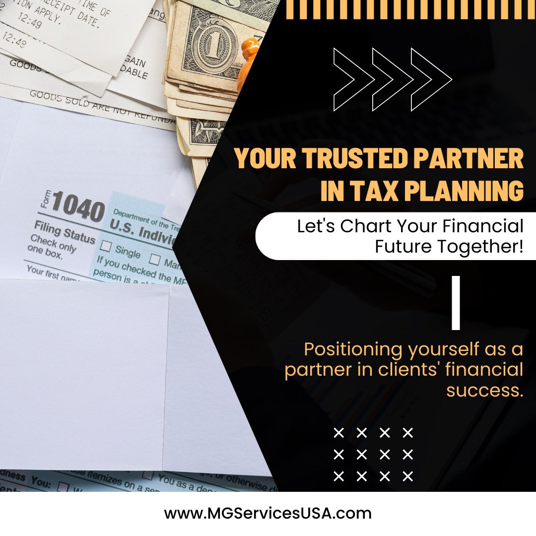 mgservicesusa's tweet photo. La planificación fiscal no tiene que ser complicada.
Con nosotros, tienes un planificador de confianza que te guía en cada paso. 💼✨
#PlanificaciónFiscal #AsesoríaTributaria #ImpuestosSinEstrés #TuPlanificadorDeConfianza
#EstrategiaFiscal #MGServices #FinanzasInteligentes https://t.co/TT5NN21aT8