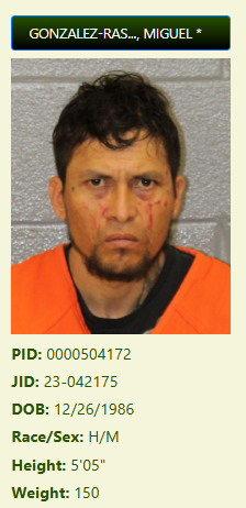 CedarPosts's tweet photo. Much to my surprise Miguel Angel Gonzalez-Rasalas still remains on the Mecklenburg County Sheriff's Office Detention Center "Rent Roll" as an "active inmate" even though he's been dead since August 6, 2025.

The accused murderer died in jail custody after sheriff's staff mistakenly administered him a 110-milligram methadone dose intended for a recently discharged inmate, according to the Mecklenburg County Medical Examiner's Office.