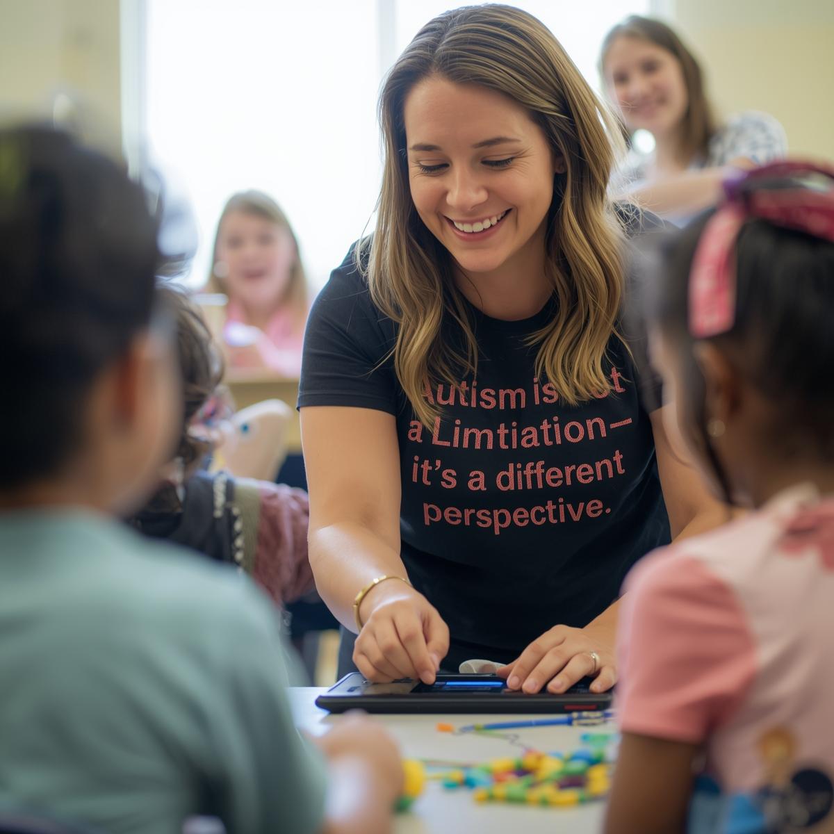 DigitechDxb's tweet photo. Autism isn’t a limitation; it’s just seeing the world in a unique way. Different perspectives can bring fresh ideas and creativity. Let’s celebrate those differences instead of seeing them as deficits. Embrace diversity! https://t.co/RjuSjO1926