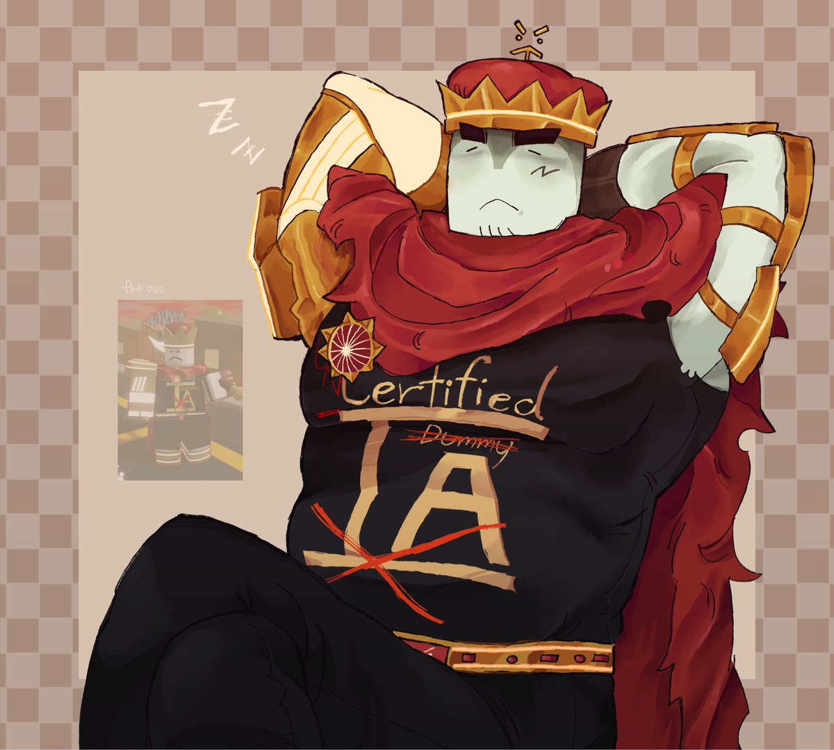 I have no idea what to draw so uhm combat kinggggggg #ItemAsylum