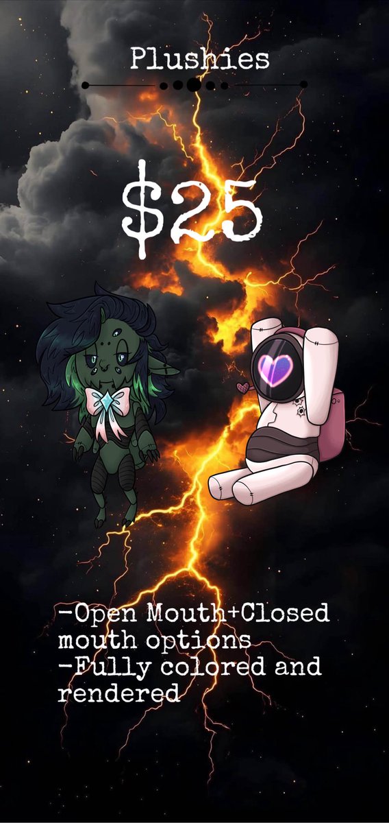 TheSpibber's tweet photo. Hi friends! I am trying to get caught up on bills and everything, but our financial situation has changed drastically since we moved. I am opening 4 commission slots for regular commissions other than the Chibis. Comm sheets and examples are attached below! https://t.co/afIMv9O5m9