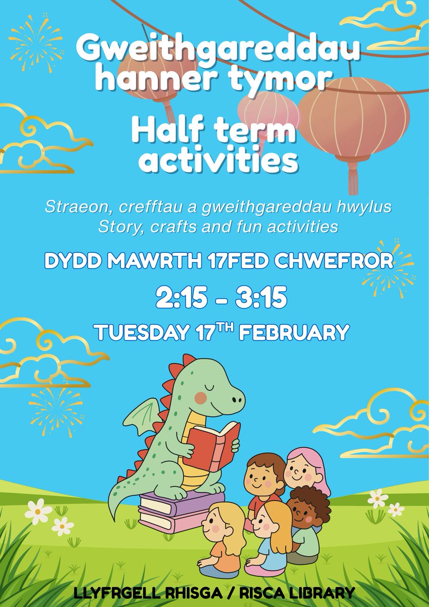 Llyfrgell Rhisga 📚 Risca Library tweet media