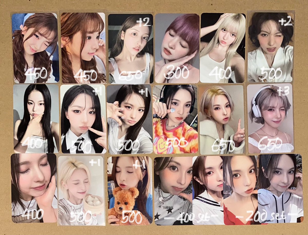 wts nmixx assorted photocards

- see photo for pbd

- will prio payo/claiming more pcs
- min of 100 dp, bal within 1 month

# wts lfb nmixx bae lily sullyoon kyujin haewon niwoo starriver sg26 jypshop first concert entrance horanghae pc 엔믹스 양도 poca kr ph jpn ina cn