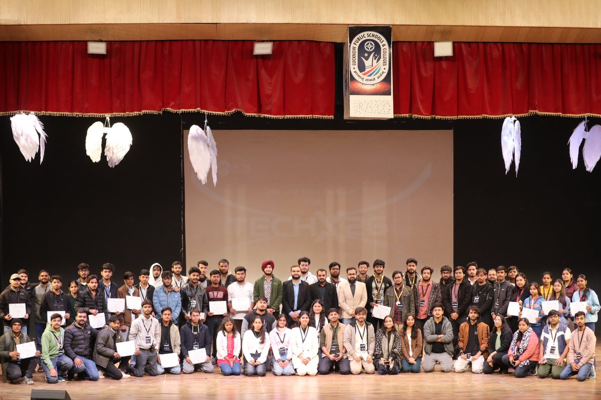 _lpcps's tweet photo. 🚀 TECHX’26 — 24 hours of pure innovation by AI Club, LPCPS. History made. ⚡
Powered by Cyber Intelligence Community Lucknow | AI Cyber Guru | Google Developers Group | Lucknow AI Labs

#TECHX26 #Hackathon #AICLUBLPCPS #Innovation https://t.co/unxcVMRVPF
