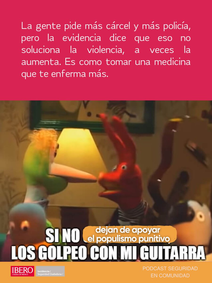 Programa de Seguridad Ciudadana IBERO tweet media