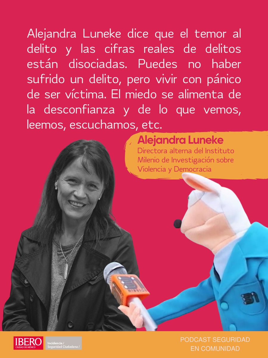 Programa de Seguridad Ciudadana IBERO tweet media