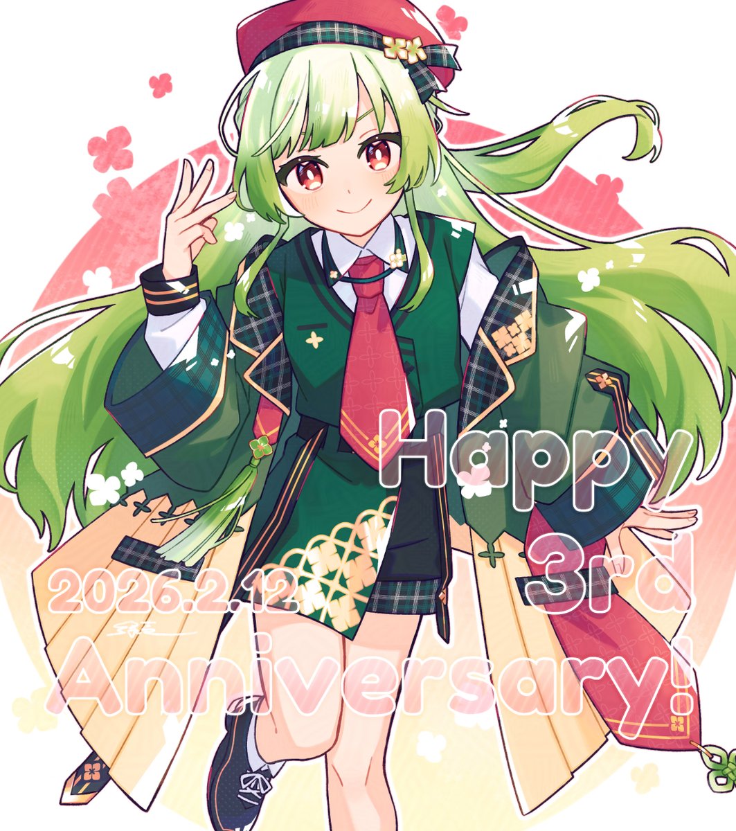 ｡+*ꕤ˸ 3rd Anniversary ˸ꕤ*+｡

3周年おめでとう！🍓🍀︎🎮❤️💚
活動を続けてくれてありがとう😭これからも応援しています！！
YouTube初配信＆Live2Dお披露目もめちゃくちゃ楽しみです…！
#よひ覧会 #ひらひらみてる