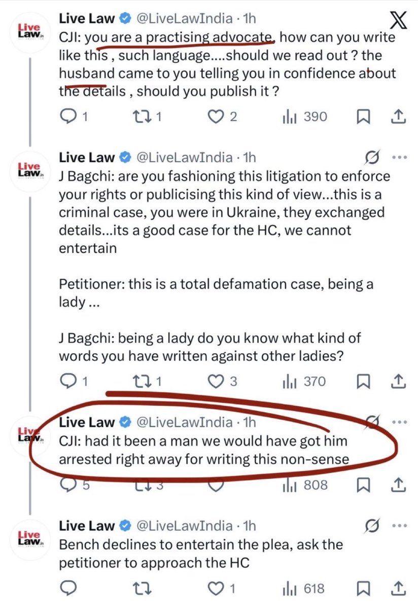 “had it been a man”