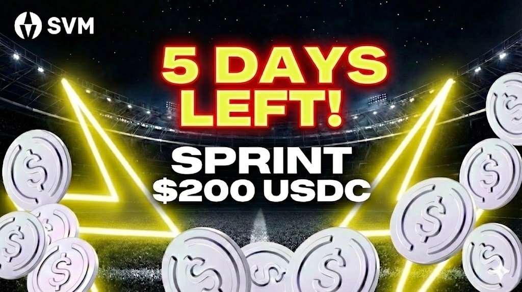 Do you want a piece of the $200 USDC? 💸

You have exactly 5 Days left to prove yourself. The Top 20 sprinters take home the rewards.

👇 JOIN THE SPRINT NOW 👇
zealy.io/cw/sportvaluet…
